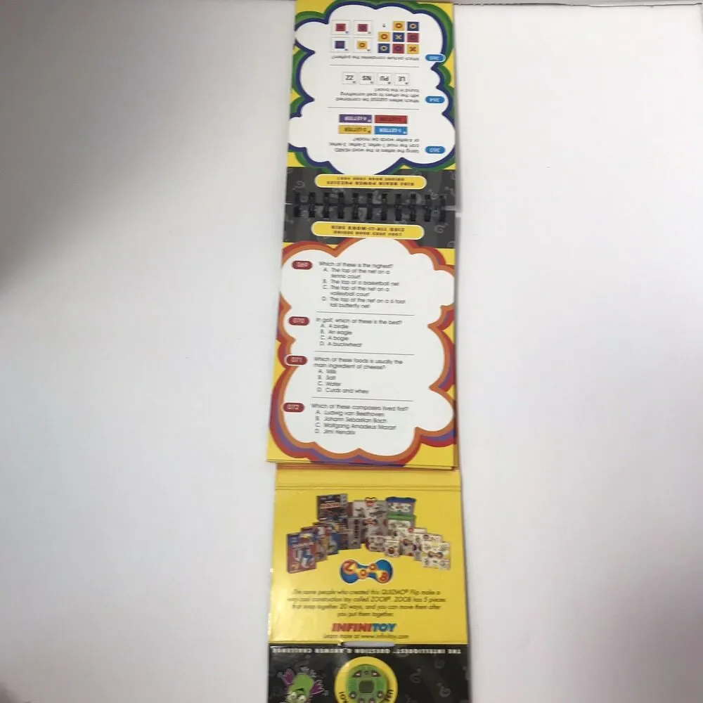 Quizmo’s  Greatest Hits Interactive Quiz Game Book AGES 7+ Question & Answer